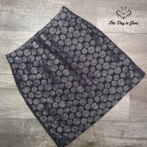 Madison Metallic Polka Dot Skirt Size 4